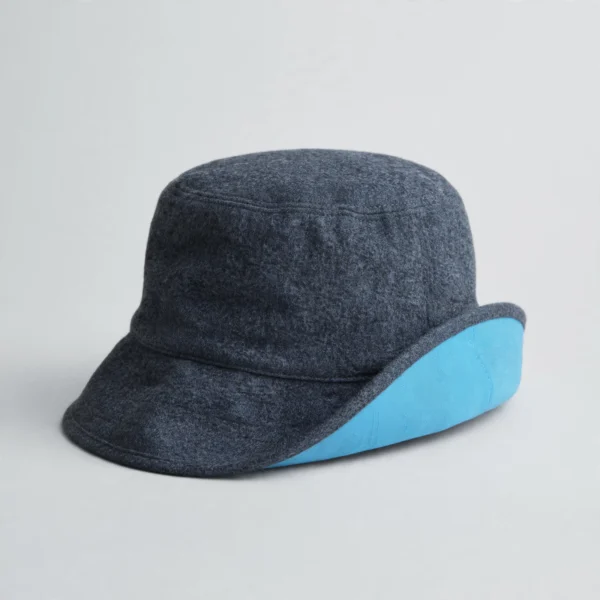 Graphite Wool Bucket Hat
