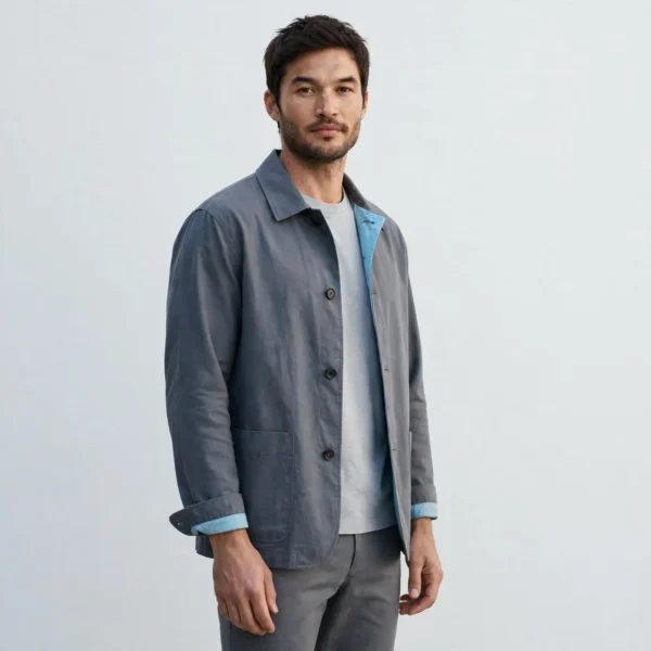 Men's Graphite Overshirt Jacket