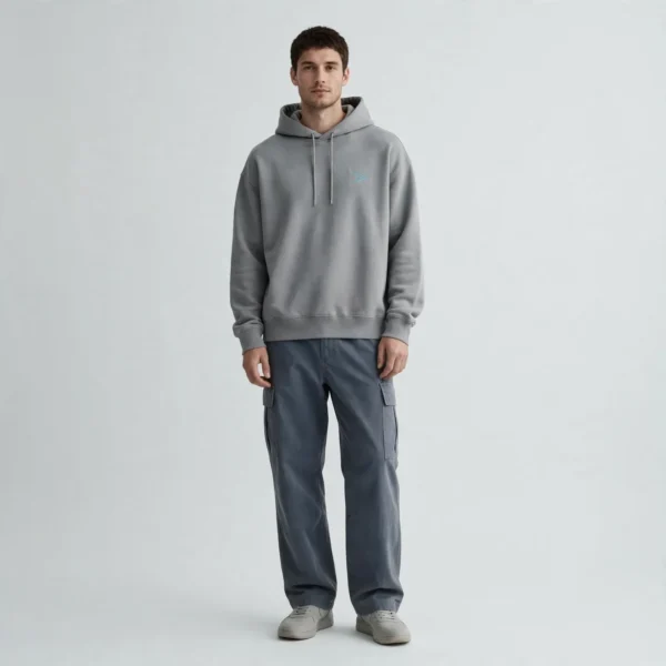 Men's Graphite Oversized Hoodie